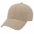 Gorra de béisbol talla única de tejido beige con visera curva para uso diario